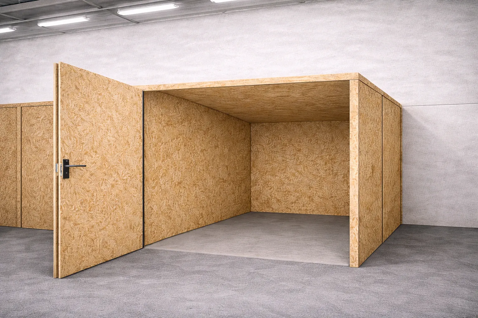 Hallenbox 8 Quadratmeter Ansicht